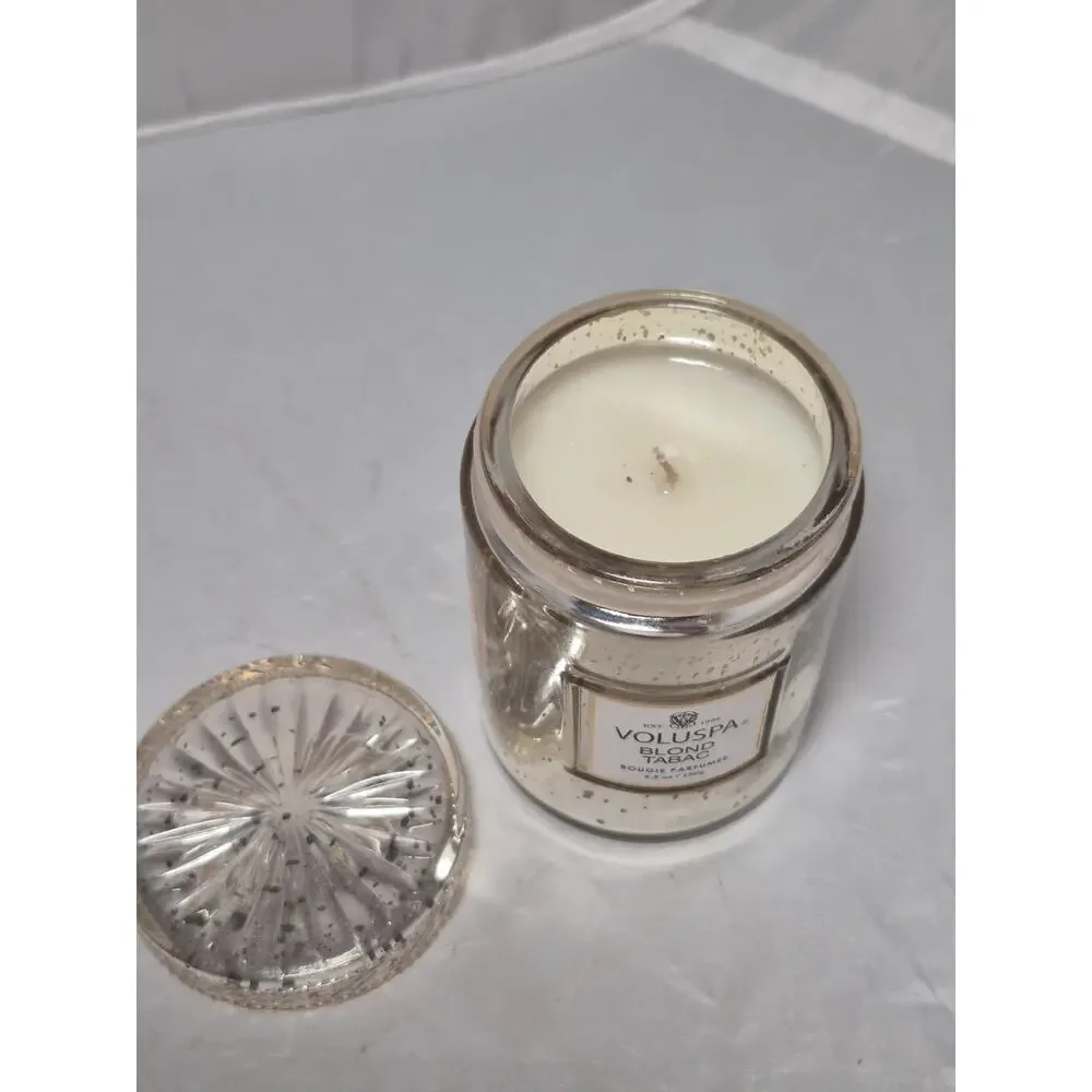 💥 Voluspa Small Jar Candle - Blond Tabac 156g Home Scent 5.5 oz B4